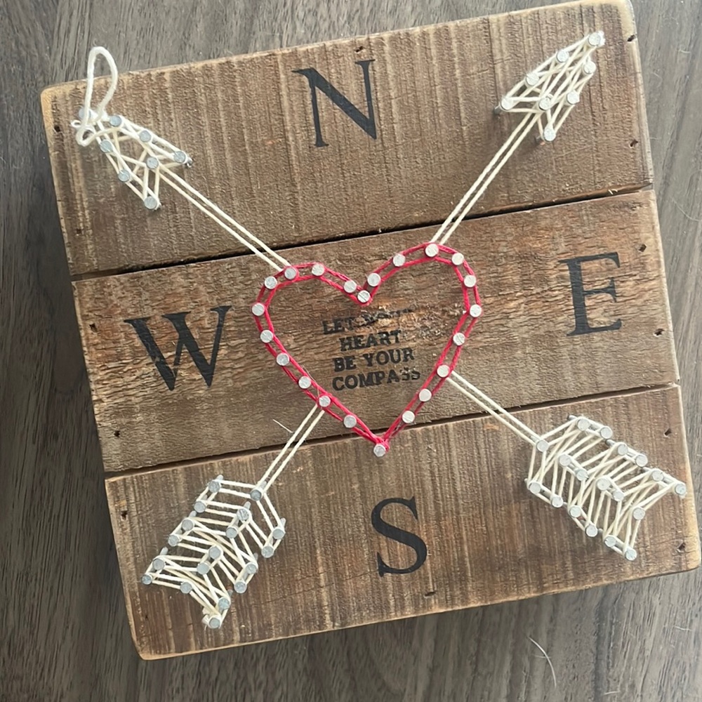 Let Your Heart Be Your Compass Decor